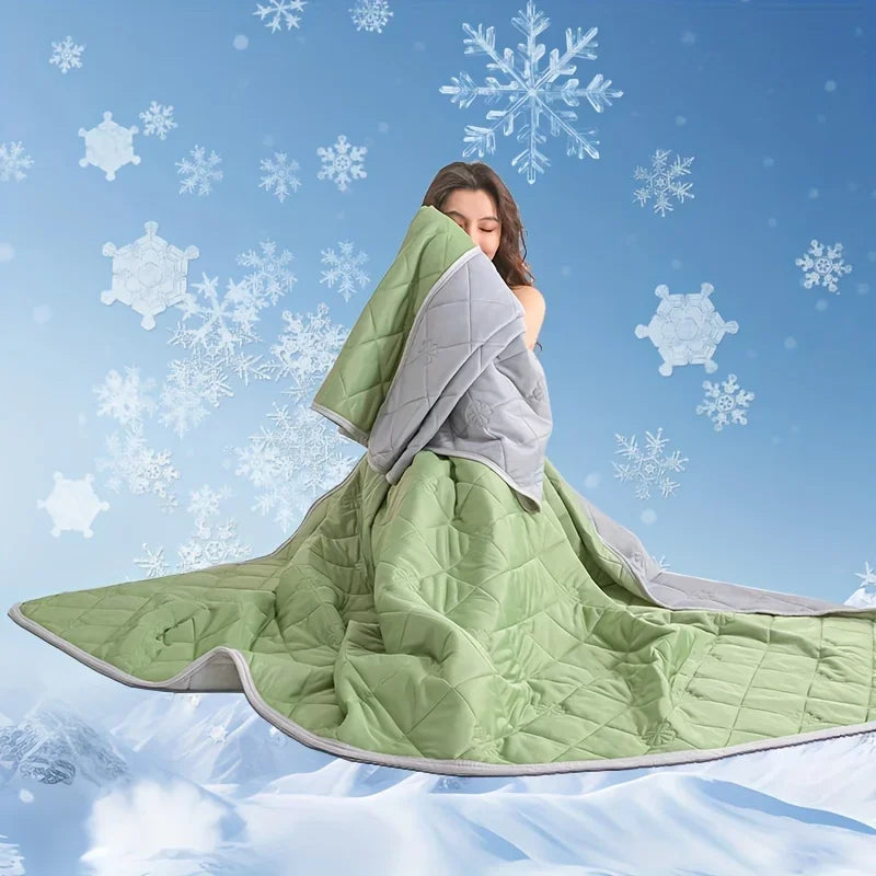 Ultra-Soft Summer Cooling Blanket - Lightweight, Breathable, Blankets for Hot Sleepers