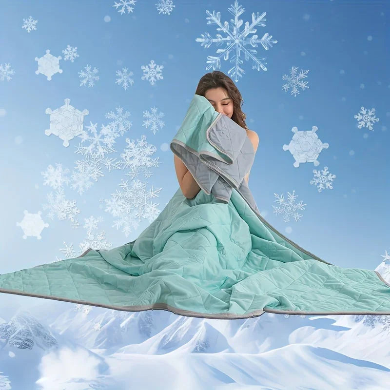 Ultra-Soft Summer Cooling Blanket - Lightweight, Breathable, Blankets for Hot Sleepers