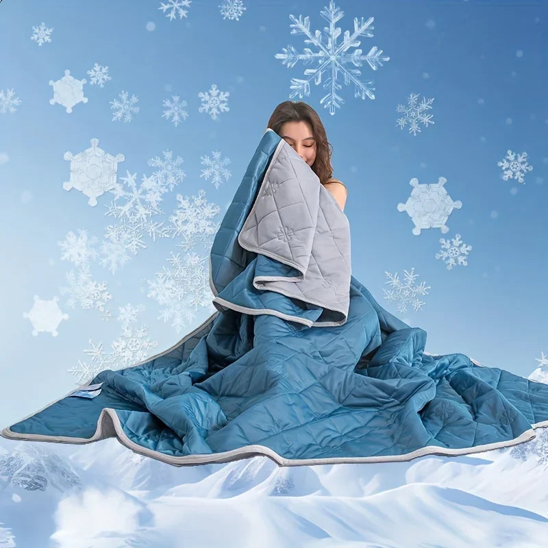 Ultra-Soft Summer Cooling Blanket - Lightweight, Breathable, Blankets for Hot Sleepers