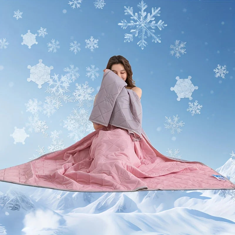 Ultra-Soft Summer Cooling Blanket - Lightweight, Breathable, Blankets for Hot Sleepers
