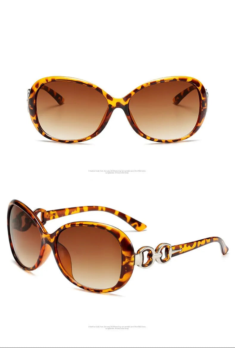 New Fashion Sunglasses Trend Large Frame Sunglasses Women Gradient Street Photo Glasses