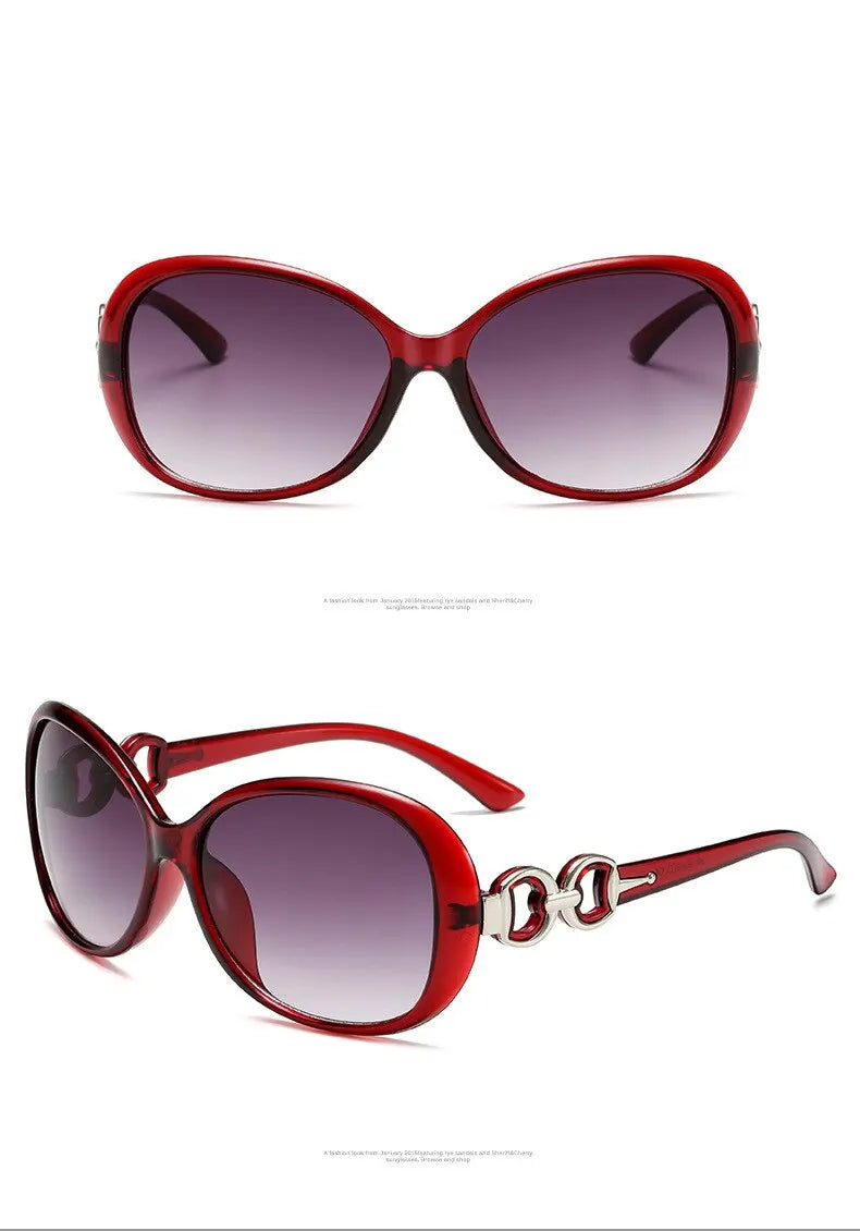 New Fashion Sunglasses Trend Large Frame Sunglasses Women Gradient Street Photo Glasses