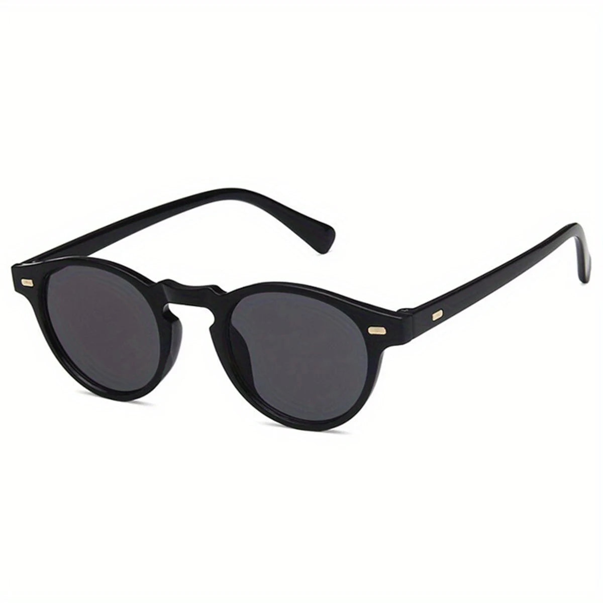 Retro Round Sunglasses Fashion Rice Nail Box Sunglasses For Men And Women Trend Joker Sunglasses