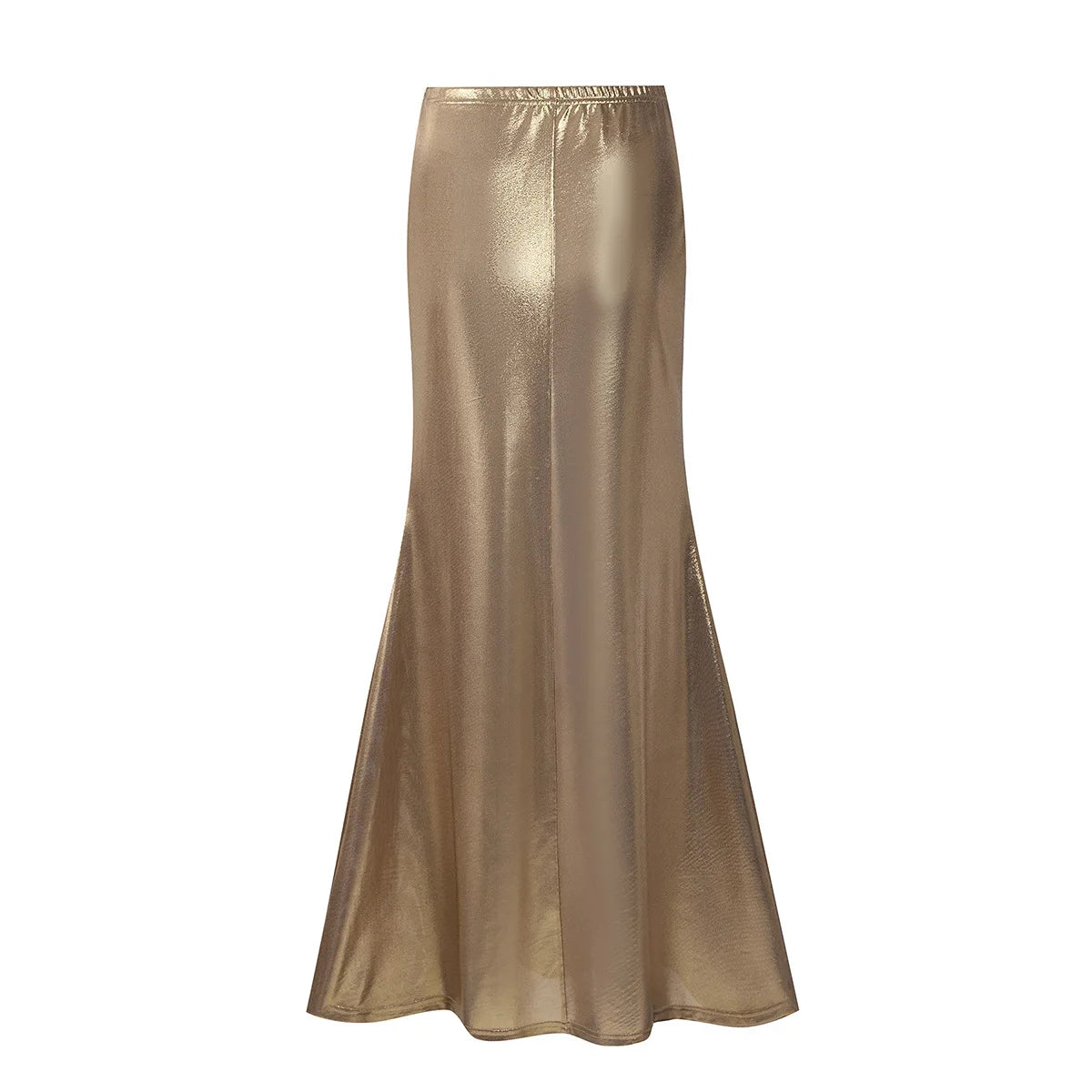 Special Supply for 2025  New Products AliExpress, Hot-selling Slim-fit Hip-wrapped Metal-colored   Fishtail Skirt Cw82093