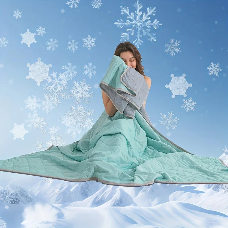 Ultra-Soft Summer Cooling Blanket - Lightweight, Breathable, Blankets for Hot Sleepers